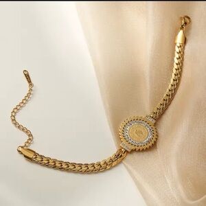 18k gold plated stainless steel Bracelet